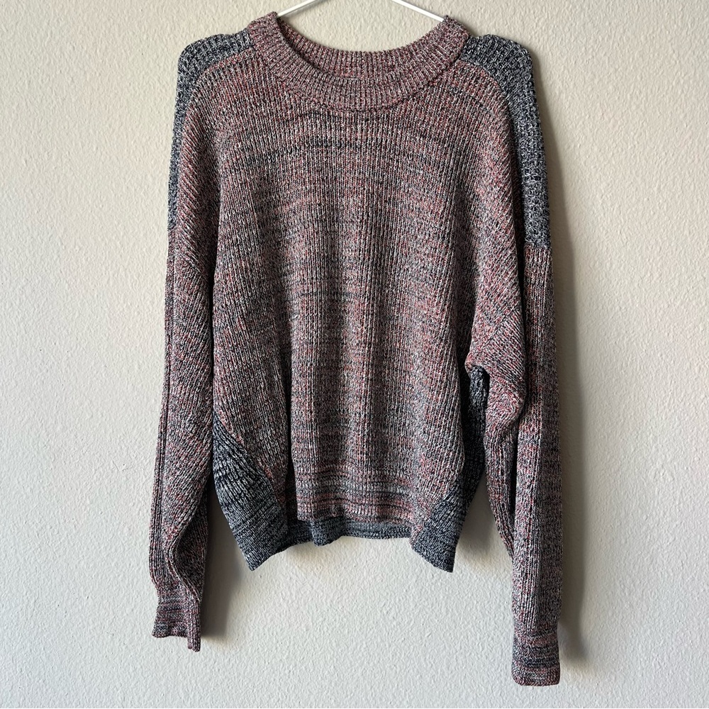 Joie Red and Black Knit Sweater